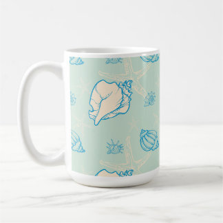 Taza De Café seashells and starfish