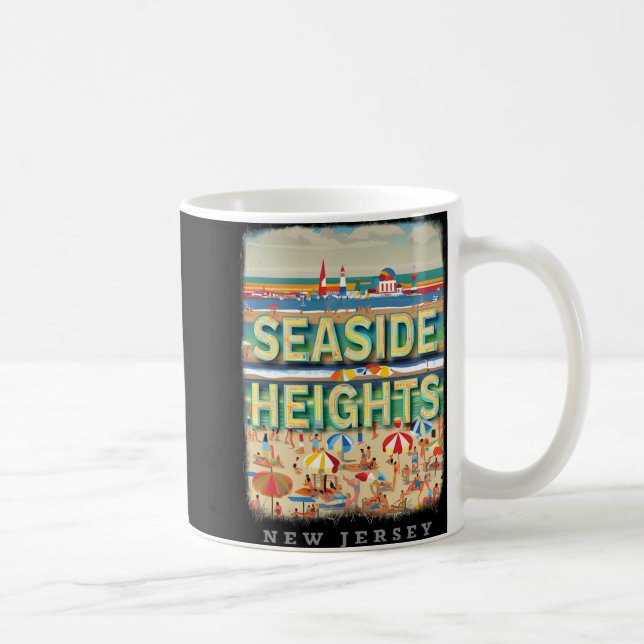 Taza De Café Seaside Heights New Jersey Nj Beachside Bliss Sd26 (Derecha)