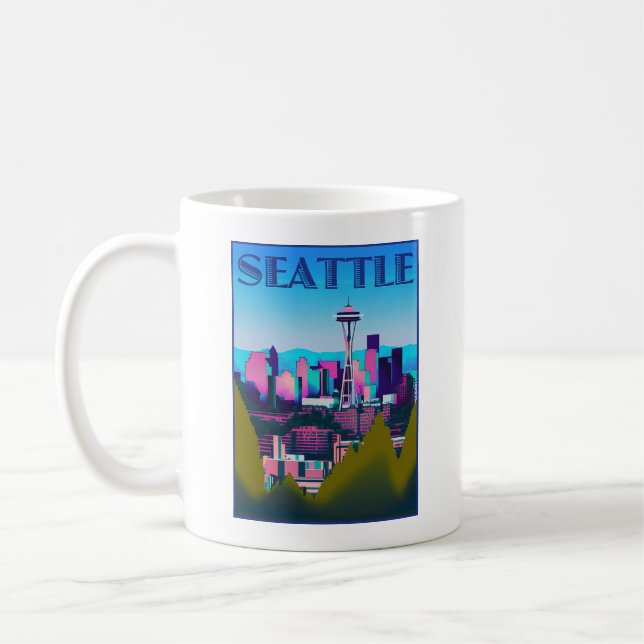 Taza De Café Seattle Washington, EE. UU. (Izquierda)