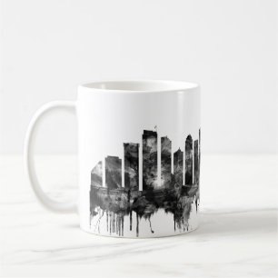 Taza De Café Seattle Washington Skyline BW