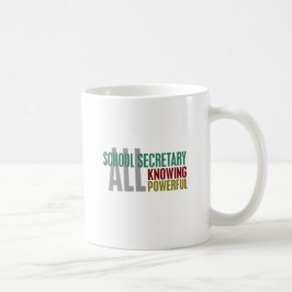Taza De Café Secretaria de la escuela