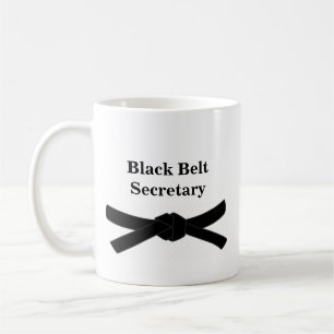 Taza De Café Secretaria Gift Mug de la correa negra