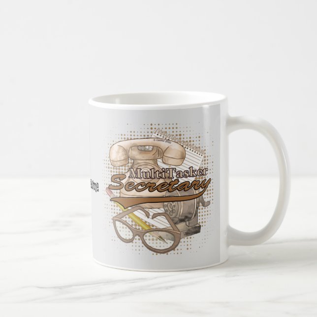 Taza De Café Secretaria multitarea (Derecha)
