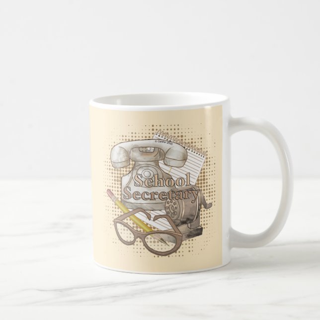 Taza De Café Secretario de escuela (Derecha)