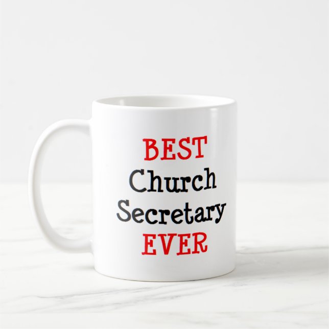 Taza De Café secretario de iglesia, mejor (Izquierda)