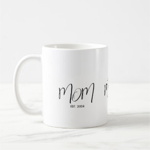Taza De Café Secreto Negro Establecido Mamá