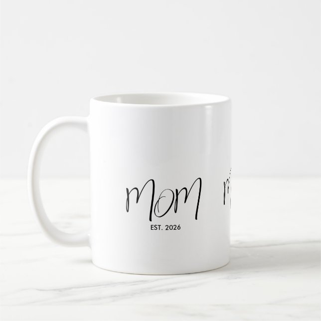 Taza De Café Secreto Negro Establecido Mamá (Izquierda)