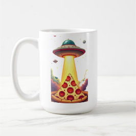 Taza De Café Secuestro de OVNI Pizza