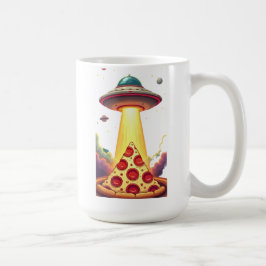 Taza De Café Secuestro de OVNI Pizza