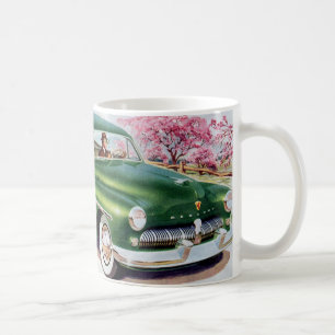 Taza De Café Sedan verde de Mercurio de 1949