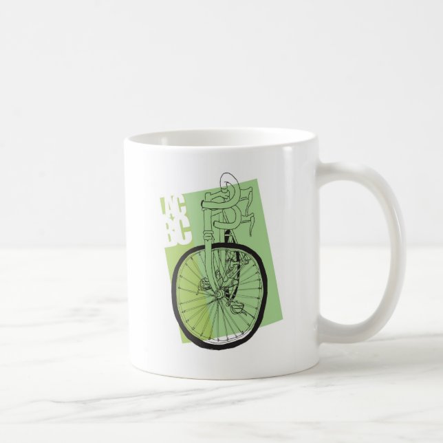 Taza De Café Seducción vía la bici del camino (Derecha)