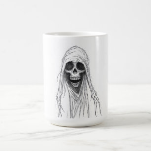 Taza De Café Segador Sombrío Esqueleto