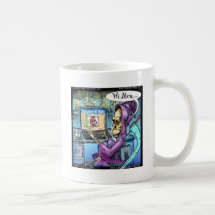Taza De Café Segadora & Skythe Regalos Divertidos Tarjetas y Ca