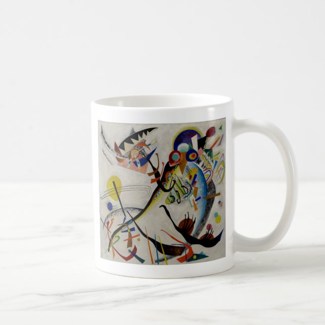 Taza De Café Segmento azul de Kandinsky (Derecha)