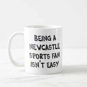 Taza De Café seguidor deportivo de newcastle, siendo