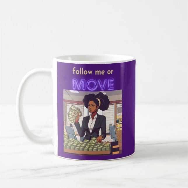 Taza De Café Seguirme o mover (Izquierda)