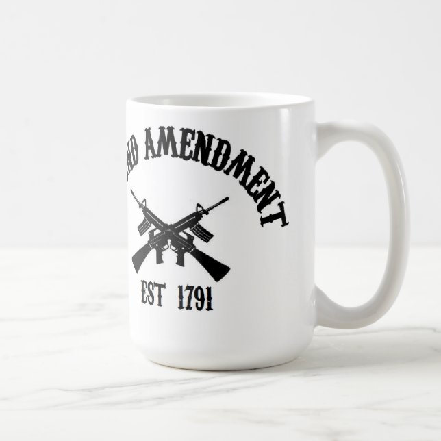 Taza De Café Segunda enmienda Est. 1791 (Derecha)