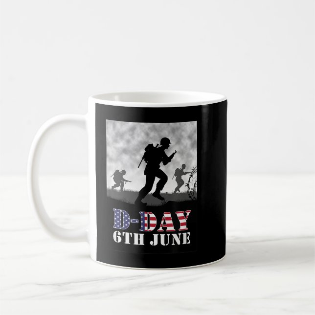 Taza De Café Segunda Guerra Mundial 6 de junio de 1944 Día D 75 (Izquierda)