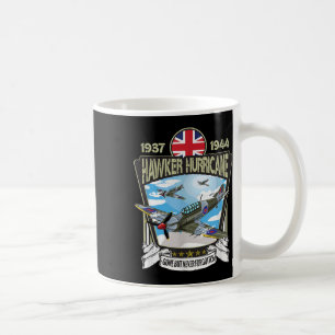 Taza De Café Segunda Guerra Mundial Combate Huracán de Hawker