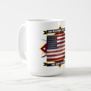 Taza De Café Segunda Infantería voluntaria de Wisconsin