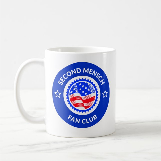 Taza De Café Segundo club de fans judío Dug Emhoff (Izquierda)