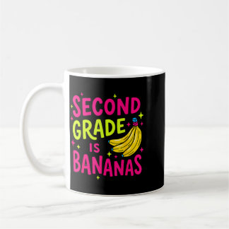 Taza De Café Segundo Grado Es Bananas Divertido Regreso A La Es