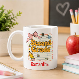 Taza De Café Segundo Grado – Suministros Cute de Regreso a la E