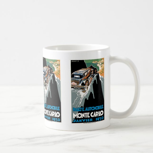 Taza De Café Segundo Gran Premio Automóvil de Mónaco (Derecha)
