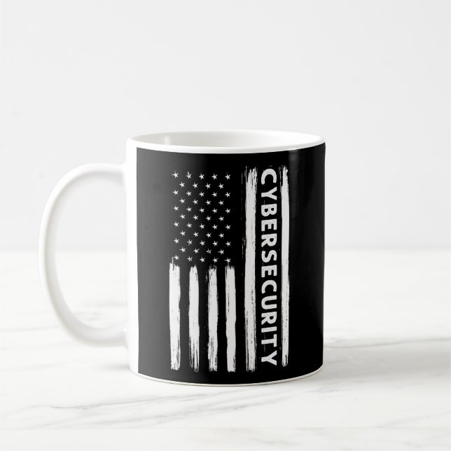 Taza De Café Seguridad cibernética: especial de ciberseguridad  (Izquierda)
