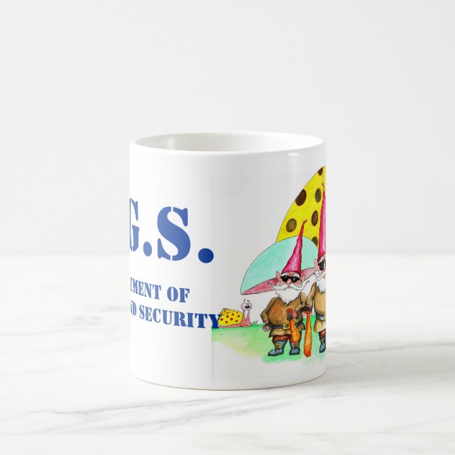 TAZA DE CAFÉ SEGURIDAD DE GNOMELAND (Centro)