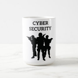Taza De Café Seguridad de TI: Escuadrón de Defensa Digital