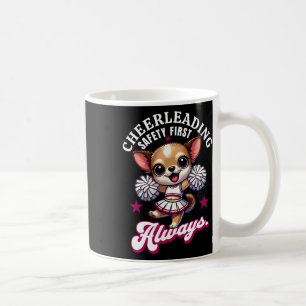 Taza De Café Seguridad en Porristas Primero - Promueva Siempre 