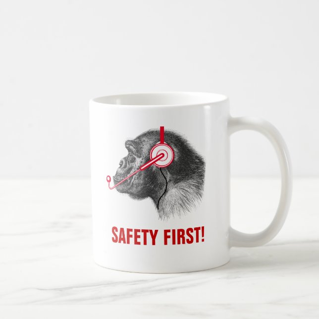 Taza De Café ¡Seguridad primero! (Derecha)
