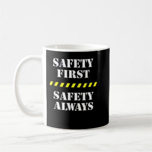 Taza De Café Seguridad Primero Seguridad Siempre Personal De Se