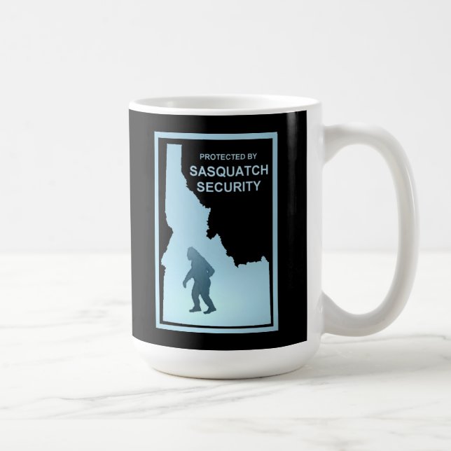 Taza De Café Seguridad Sasquatch - Idaho (Derecha)