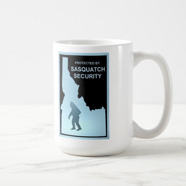 Taza De Café Seguridad Sasquatch - Idaho (Derecha)