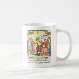 Taza De Café Seguro del dibujo animado del navidad para Papá