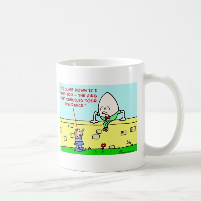 Taza De Café seguro dumpty humpty (Derecha)