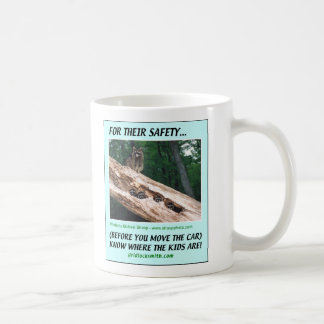 Taza De Café Seguro-Mapaches