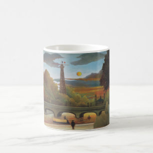 Taza De Café Seine & Eiffel Tower in the Sunset (París, Francia