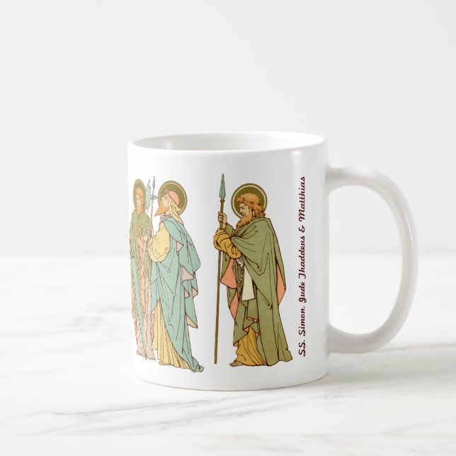 Taza De Café Seis Apóstoles más (RLS 20a) Café Mug (Derecha)