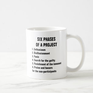 Taza De Café Seis fases de un entusiasmo 2.Disillusio del