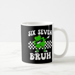 Taza De Café Seis siete 67 meme cool día de san patricio niños 