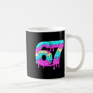 Taza De Café Seis Siete 67 Meme Goteante Número 67 Helado
