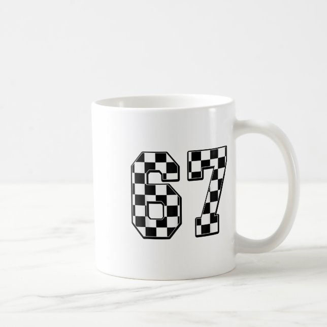 Taza De Café Seis Siete 67 Meme Número 67  (Derecha)