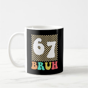 Taza De Café Seis Siete 6 7 Bruh Meme Divertido