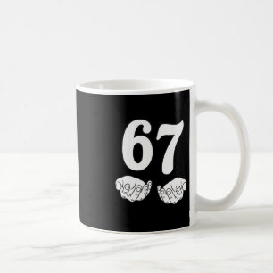 Taza De Café Seis Siete 6 7 Divertido 67 Argot de Gen Alfa 6-7 