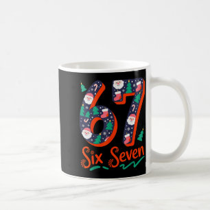 Taza De Café Seis Siete 6 7 Meme Humor Santa Elfo 67 Navidad Pa