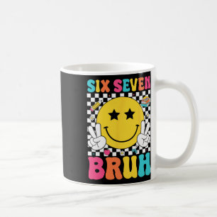 Taza De Café Seis Siete Bruh 67 Meme Gen Alpha Jerga 67 Días De