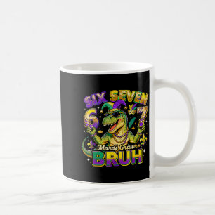 Taza De Café Seis Siete Bruh Mardi Gras 67 Cocodrilo Meme _2 